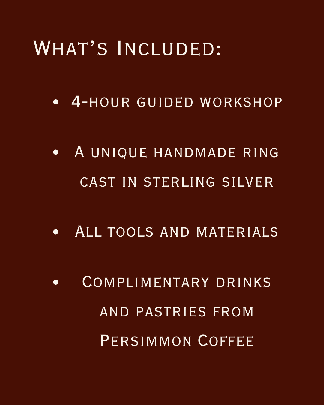 [SOLD OUT] Workshop: Make Your Own Ring!